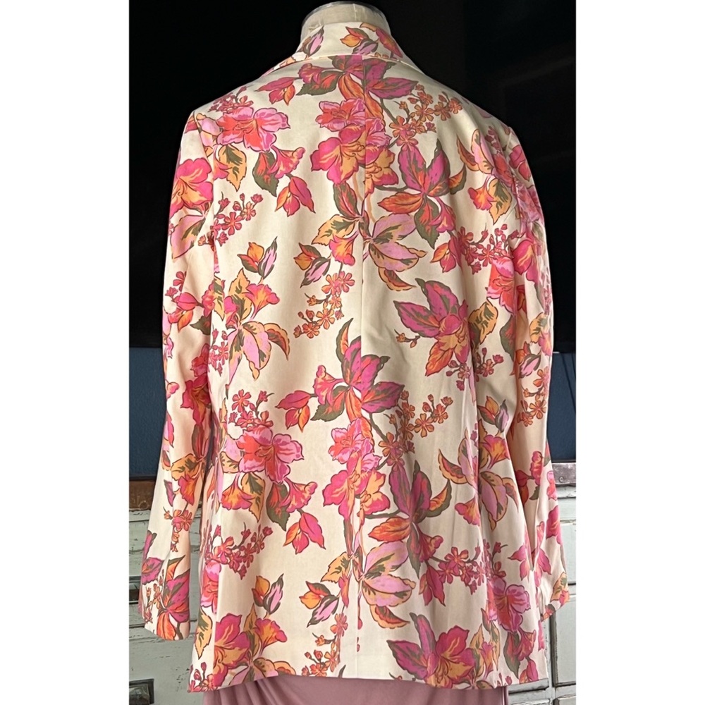 Anthropologie Dolan Floral Blazer 1X - Picture 8 of 12
